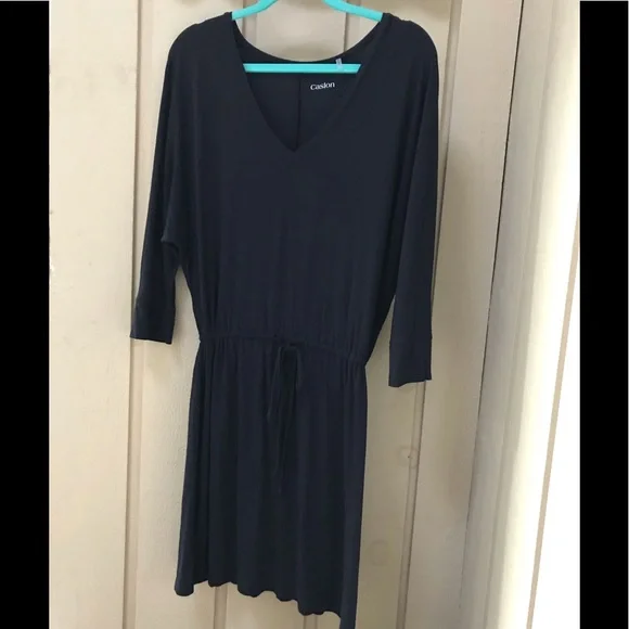 caslon shirt dress Caslon Tiered Shirt Dress Womens Size 2X Olive Green Boho Casual Chic $99
